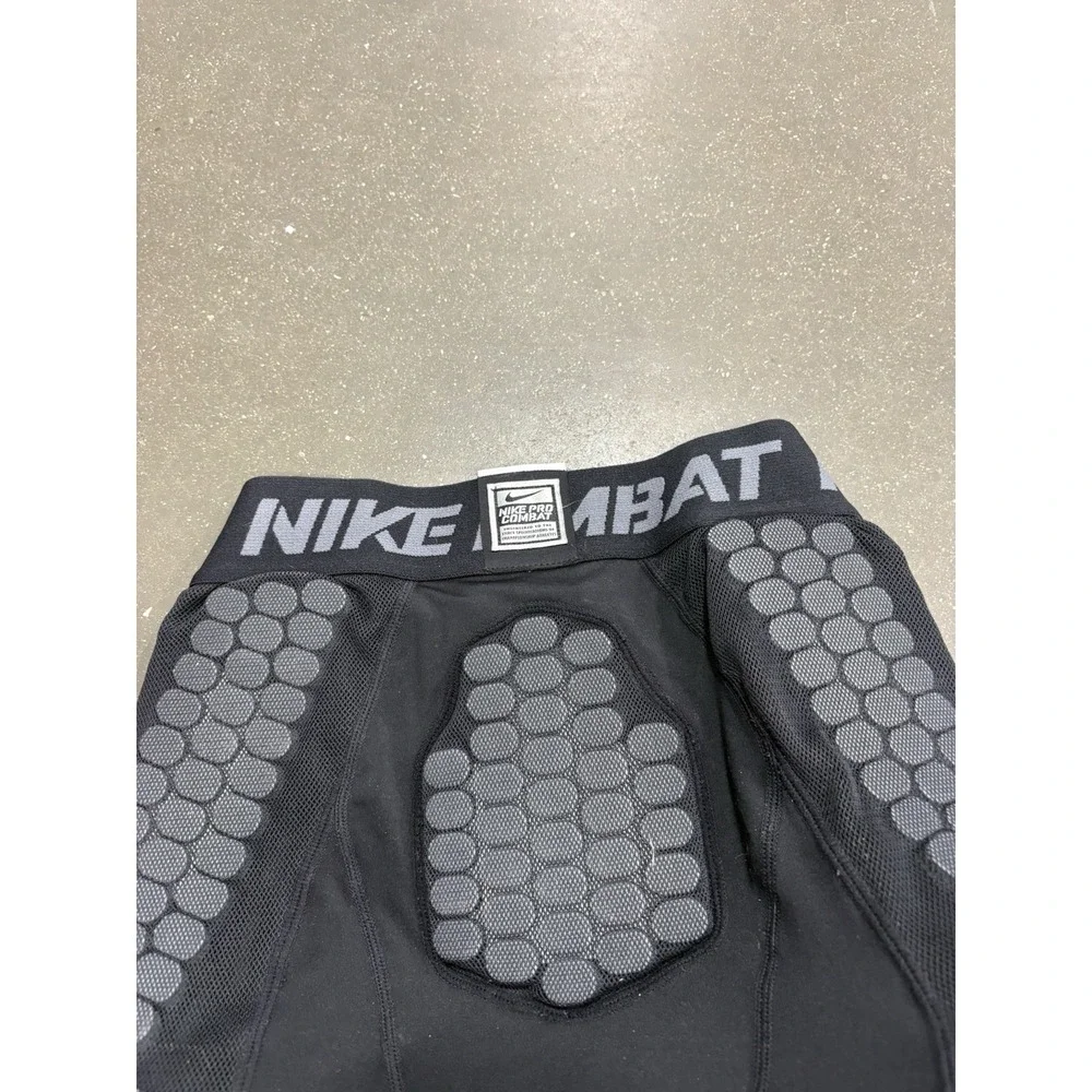 Nike Pro Mens Small NFL Black Solid Combat Hyperstong Padded Shorts Football